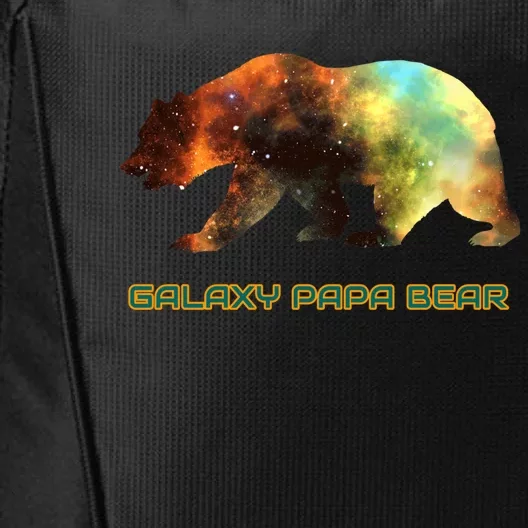 Galaxy Papa Bear Cool Impressive Birthday Gift City Backpack