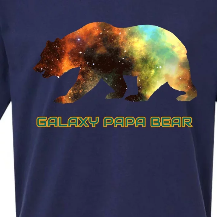 Galaxy Papa Bear Cool Impressive Birthday Gift Sueded Cloud Jersey T-Shirt