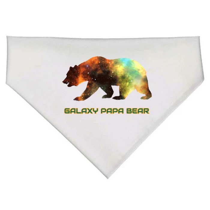 Galaxy Papa Bear Cool Impressive Birthday Gift USA-Made Doggie Bandana