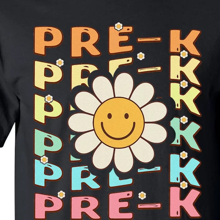 Groovy Prek Back To School Funny First Day Of Prek Tall T-Shirt