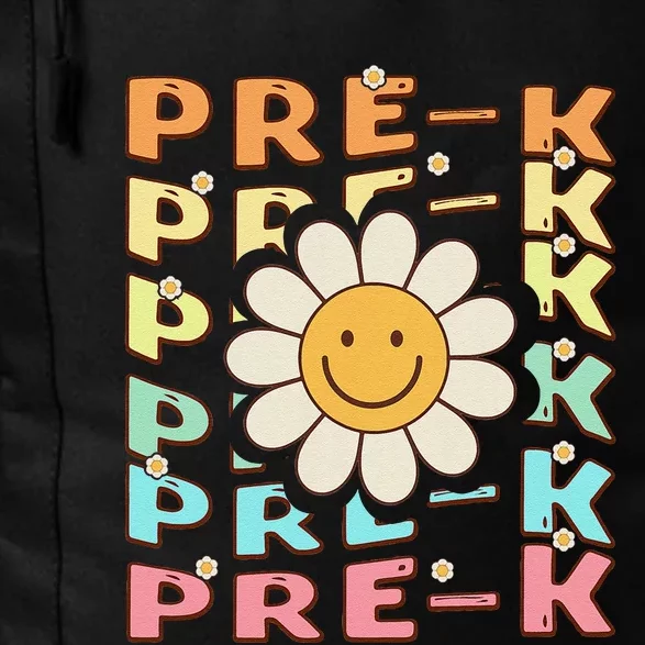 Groovy Prek Back To School Funny First Day Of Prek Daily Commute Backpack