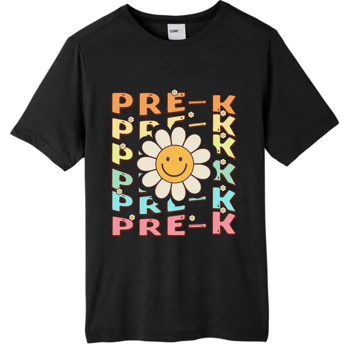 Groovy Prek Back To School Funny First Day Of Prek ChromaSoft Performance T-Shirt