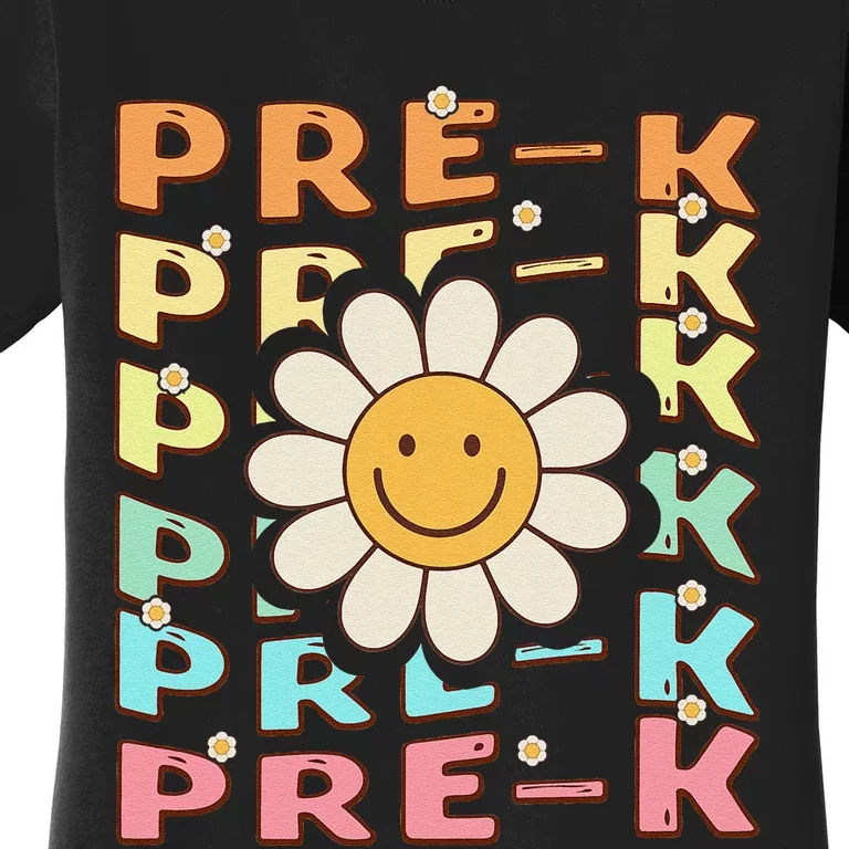 Groovy Prek Back To School Funny First Day Of Prek Women's T-Shirt