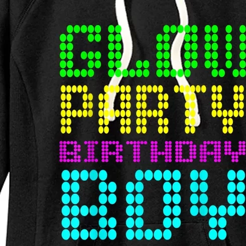 Glow Party Birthday Boy Party Retro Women's Fleece Hoodie