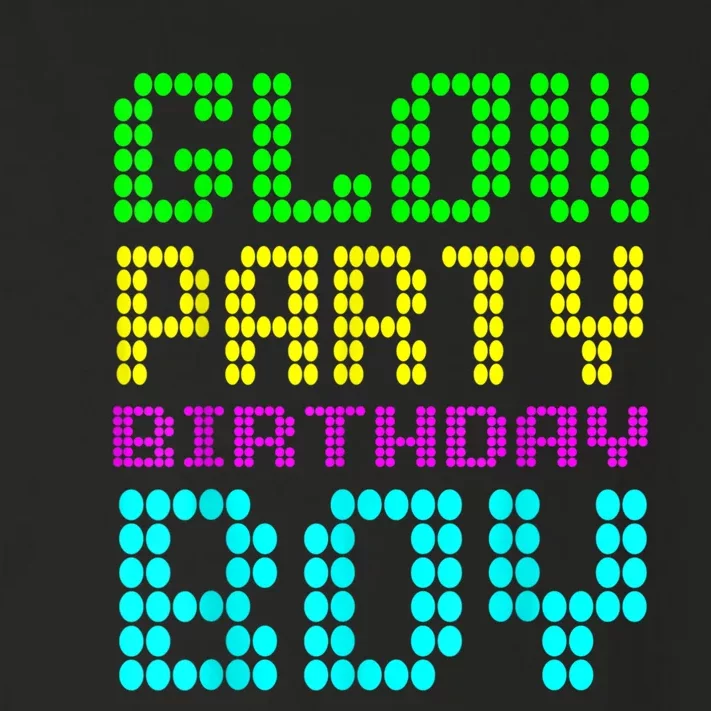 Glow Party Birthday Boy Party Retro Toddler Long Sleeve Shirt