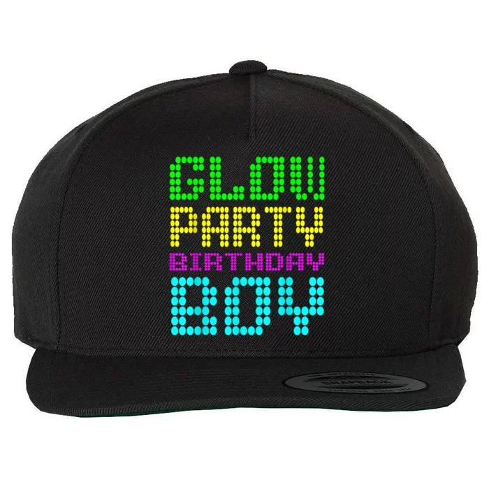 Glow Party Birthday Boy Party Retro Wool Snapback Cap