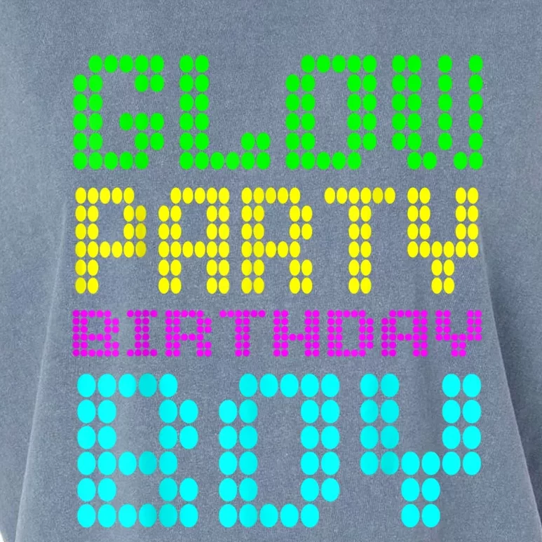 Glow Party Birthday Boy Party Retro Garment-Dyed Women's Muscle Tee