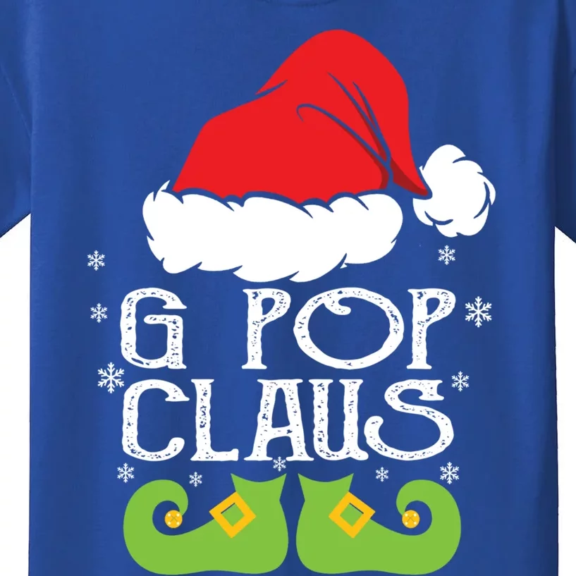 G Pop Claus Christmas Santa Family Matching Pajamas Xmas Gift Kids T-Shirt