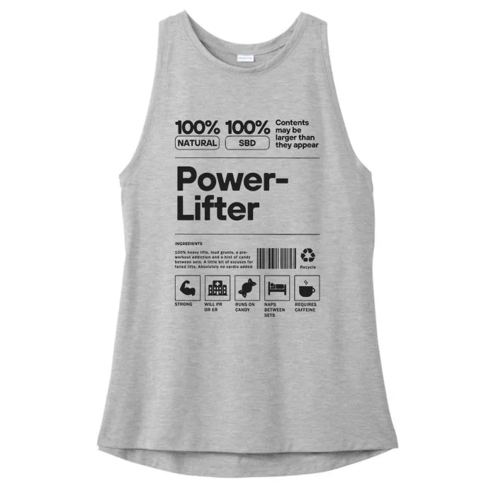 Gym Pump Cover Powerlifting Ladies Tri-Blend Wicking Tank