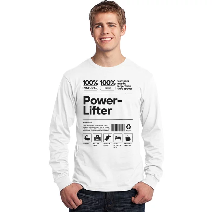 Gym Pump Cover Powerlifting Tall Long Sleeve T-Shirt