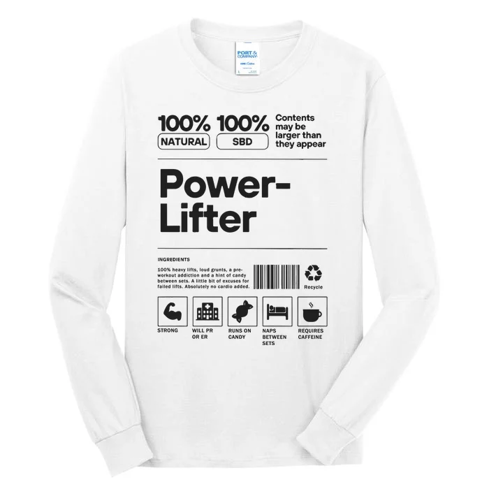 Gym Pump Cover Powerlifting Tall Long Sleeve T-Shirt