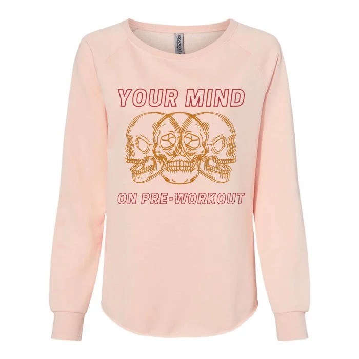 Gym Pump Cover Powerlifting Womens California Wash Sweatshirt