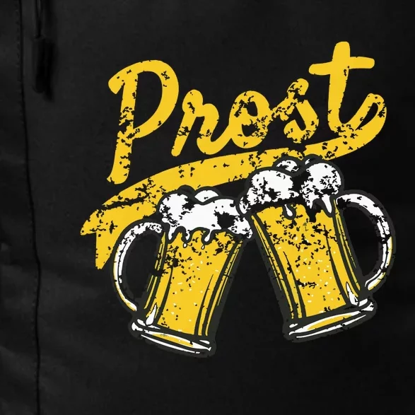 German Prost Cheers Beer Drinking Daily Commute Backpack