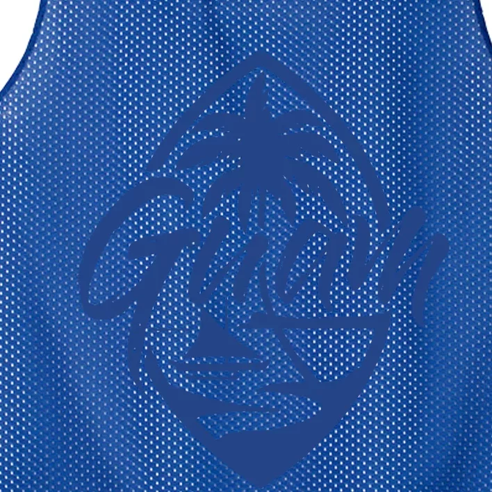 Guam Patch Chamorro Guam Seal Guaian Islander Gift Mesh Reversible Basketball Jersey Tank