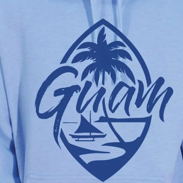 Guam Patch Chamorro Guam Seal Guaian Islander Gift Unisex Surf Hoodie