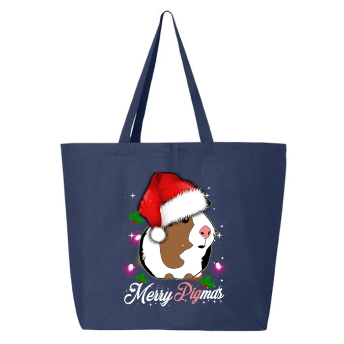 Guinea Pig Christmas Funny Merry Pigmas Meaningful Gift 25L Jumbo Tote