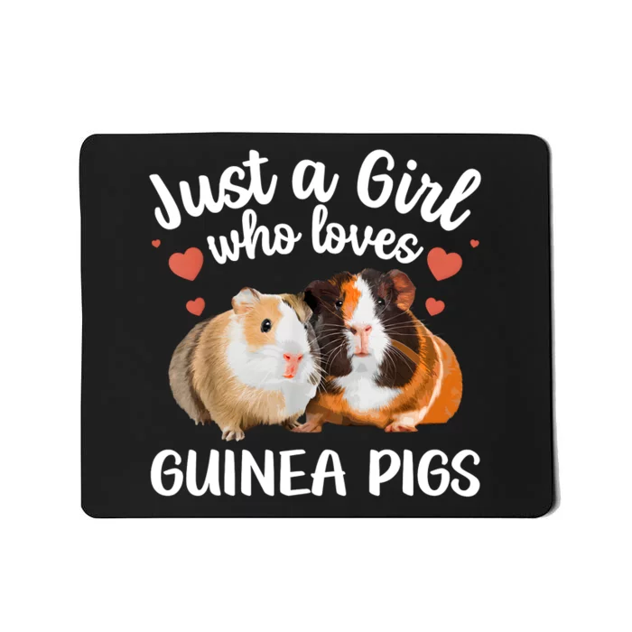 Guinea Pig Clothes Girls Kids Guinea Pig Lovers Mousepad