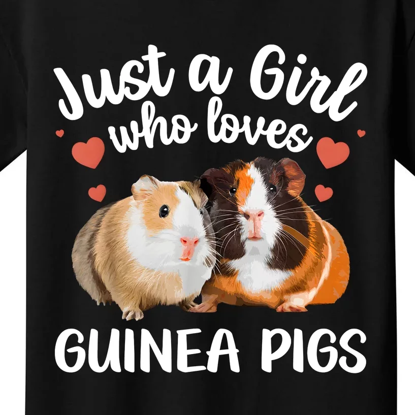 Guinea Pig Clothes Girls Kids Guinea Pig Lovers Kids T-Shirt