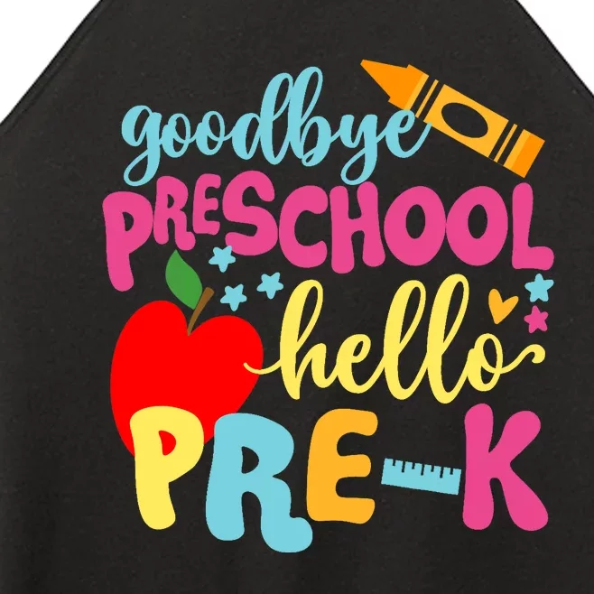 Goodbye Preschool Class of 2033 Graduate Hello Pre-K School Women’s Perfect Tri Rocker Tank