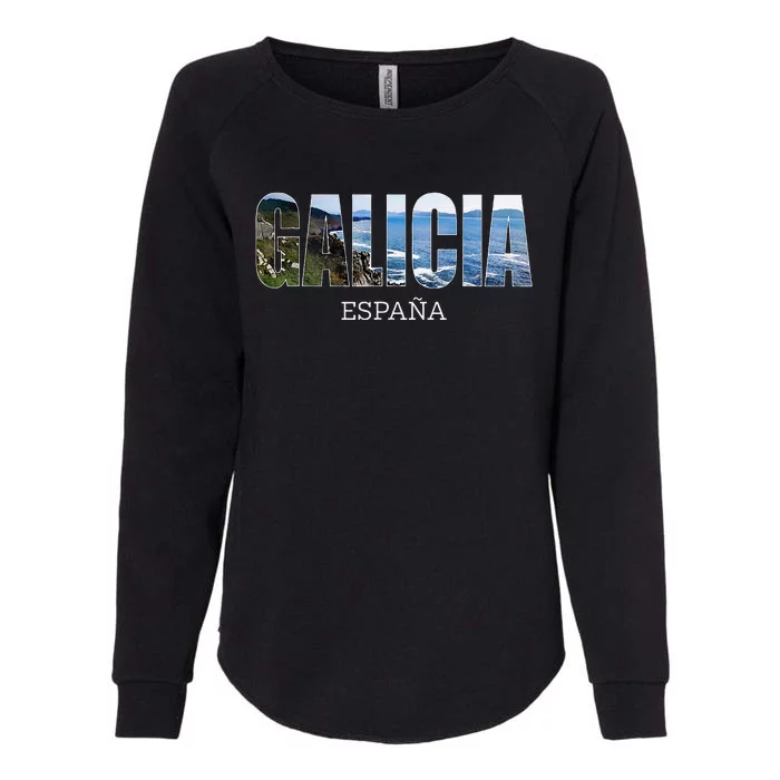 Galicia Prefecture City Galicia EspañA Womens California Wash Sweatshirt