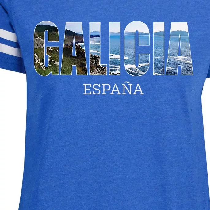 Galicia Prefecture City Galicia EspañA Enza Ladies Jersey Football T-Shirt