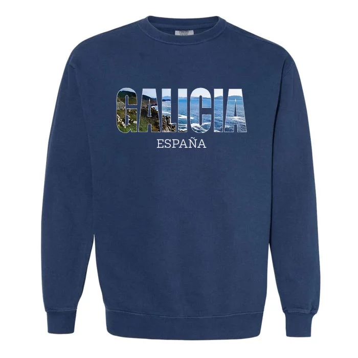 Galicia Prefecture City Galicia EspañA Garment-Dyed Sweatshirt