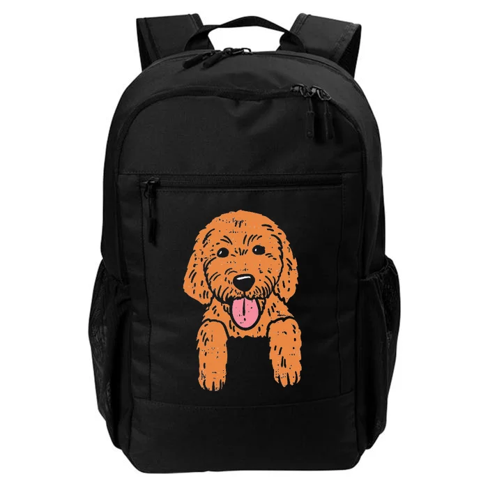 Goldendoodle Pocket Cute Dog Pet Lover Owner Men Women Gift Daily Commute Backpack