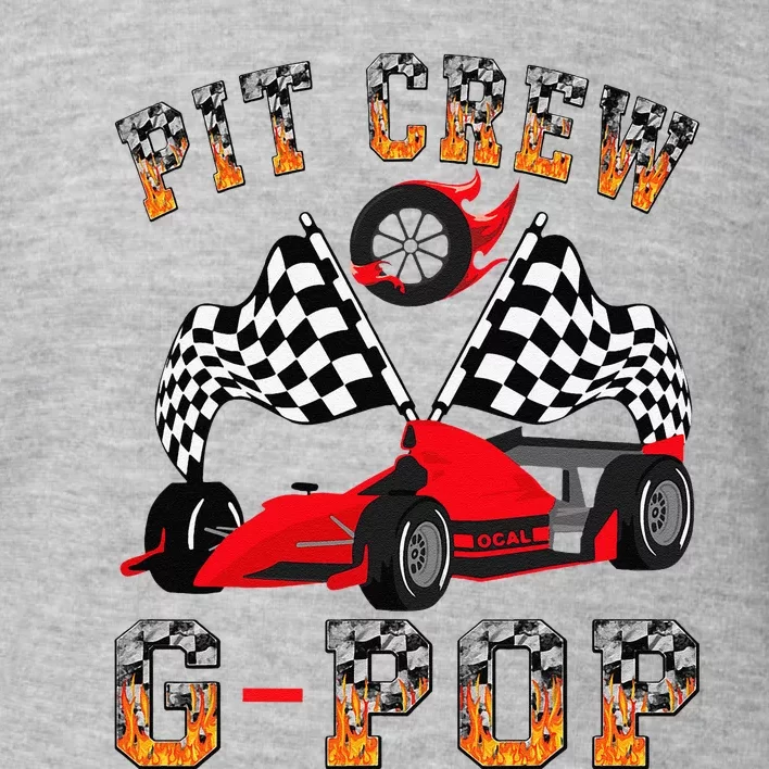 Gpop Pit Crew Fire Race Car Birthday Toddler Sweatshirt