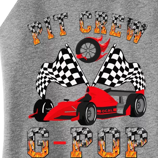 Gpop Pit Crew Fire Race Car Birthday Women’s Perfect Tri Rocker Tank