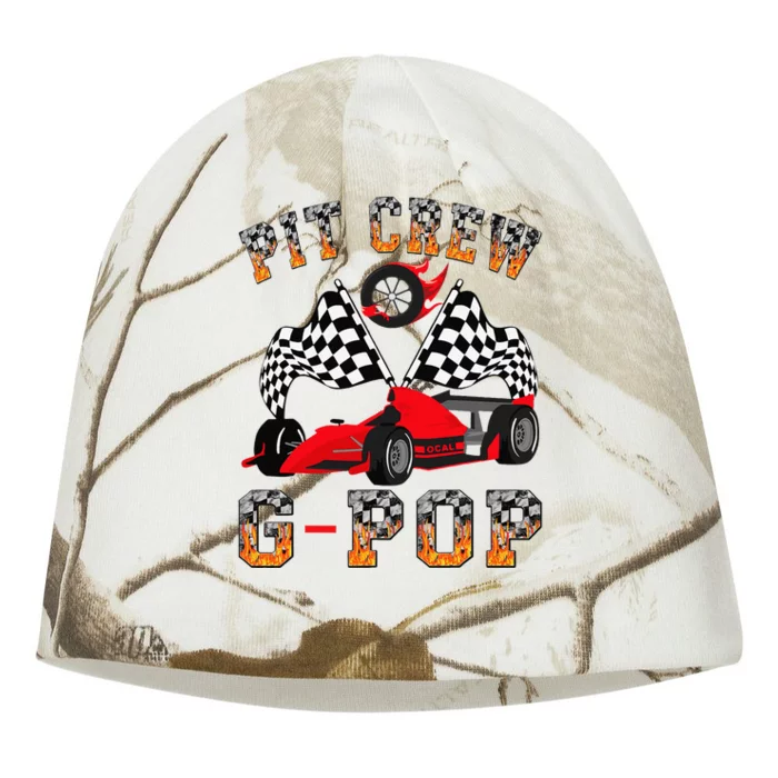 Gpop Pit Crew Fire Race Car Birthday Kati - Camo Knit Beanie