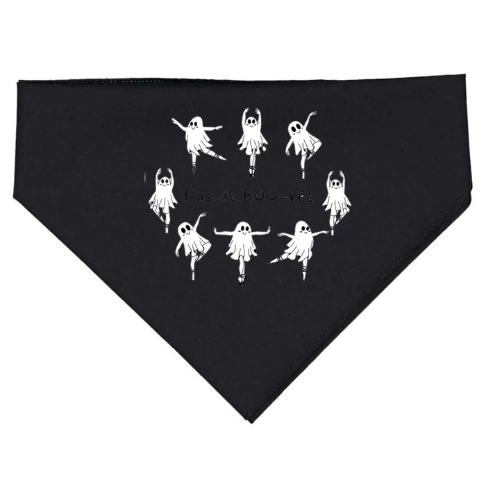 Ghost Pas De BooréE Ballet Dancer Spooky Halloween USA-Made Doggie Bandana