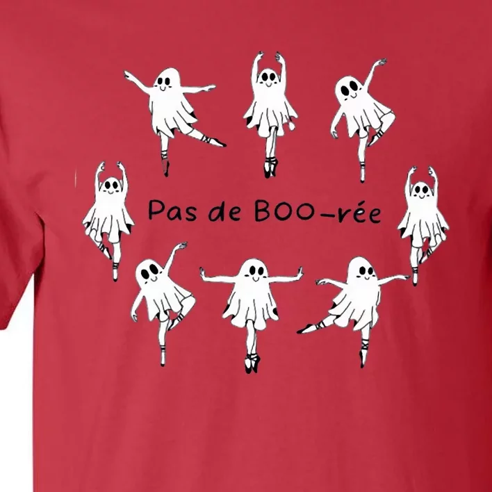 Ghost Pas De Boo RéE Ballet Dancer Spooky Halloween Tall T-Shirt