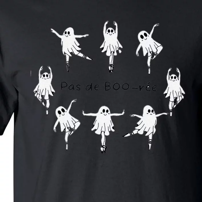 Ghost Pas De BooréE Ballet Dancer Spooky Halloween Tall T-Shirt