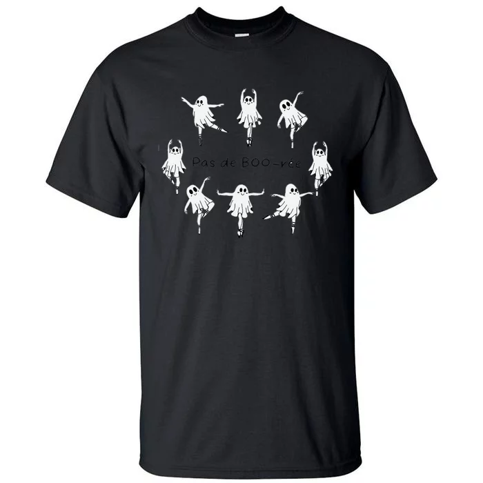 Ghost Pas De BooréE Ballet Dancer Spooky Halloween Tall T-Shirt