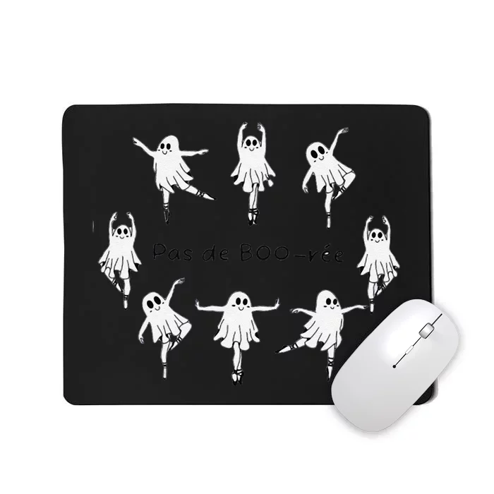 Ghost Pas De BooréE Ballet Dancer Spooky Halloween Mousepad