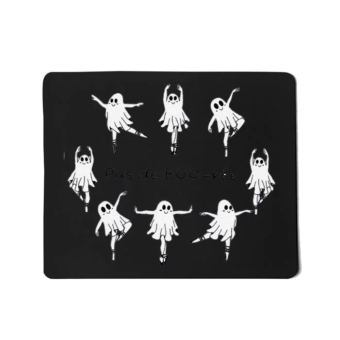 Ghost Pas De BooréE Ballet Dancer Spooky Halloween Mousepad