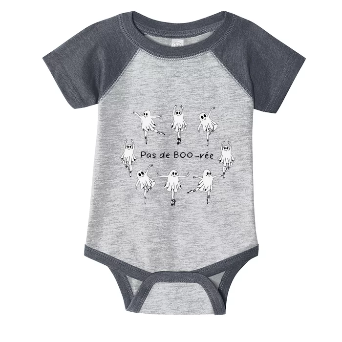 Ghost Pas De BooréE Ballet Dancer Spooky Halloween Infant Baby Jersey Bodysuit