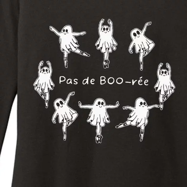 Ghost Pas De BooréE Ballet Dancer Spooky Halloween Womens CVC Long Sleeve Shirt