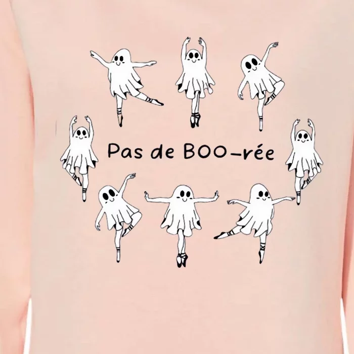 Ghost Pas De Boo RéE Ballet Dancer Spooky Halloween Womens California Wash Sweatshirt