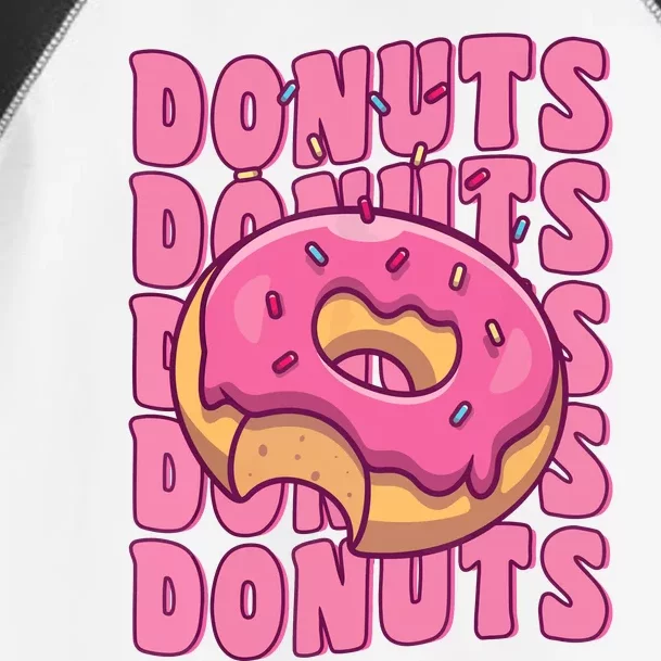 Groovy Pink Donut Squad Sprinkles Donut Lover Matching Donut Toddler Fine Jersey T-Shirt