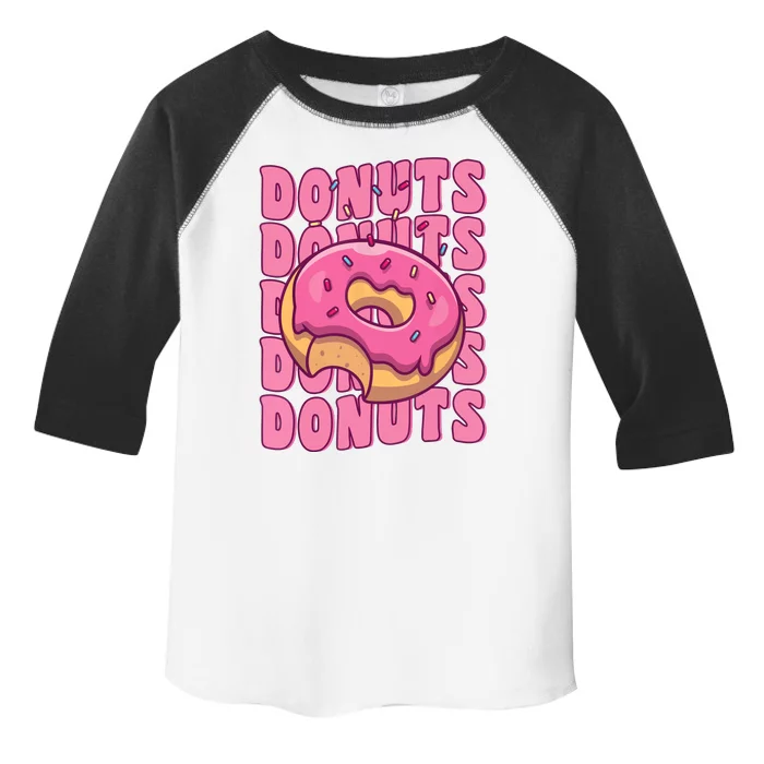 Groovy Pink Donut Squad Sprinkles Donut Lover Matching Donut Toddler Fine Jersey T-Shirt