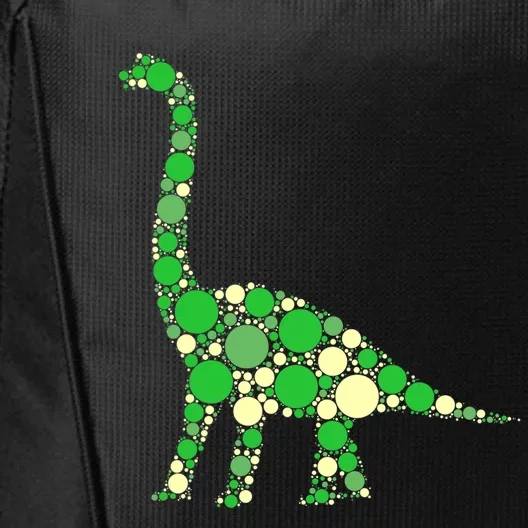 Green Polka Dot Dinosaur Dot Day Shirt For Teacher Student City Backpack