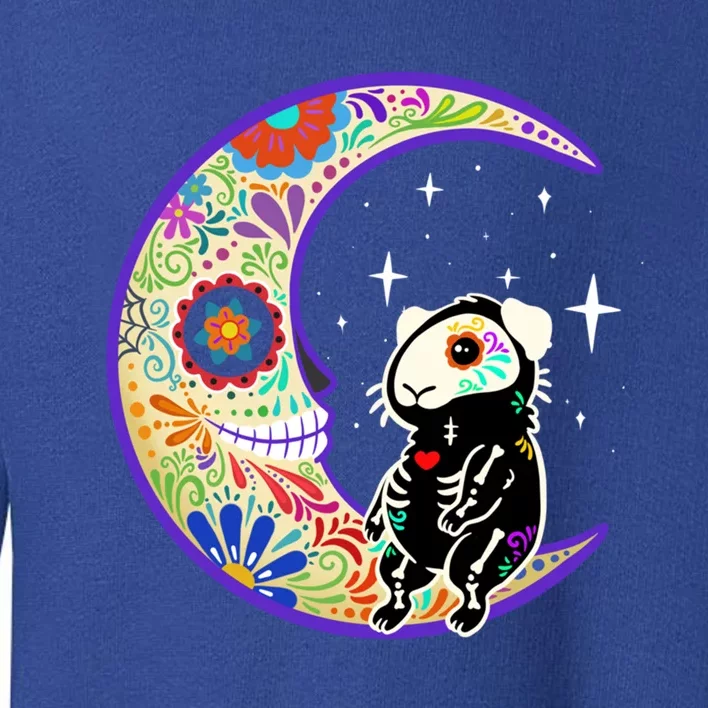 Guinea Pig Dia De Los Muertos Skeleton Gift Toddler Sweatshirt