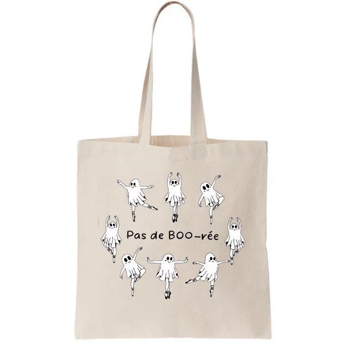 Ghost Pas De BooréE Ballet Dancer Spooky Halloween Tote Bag