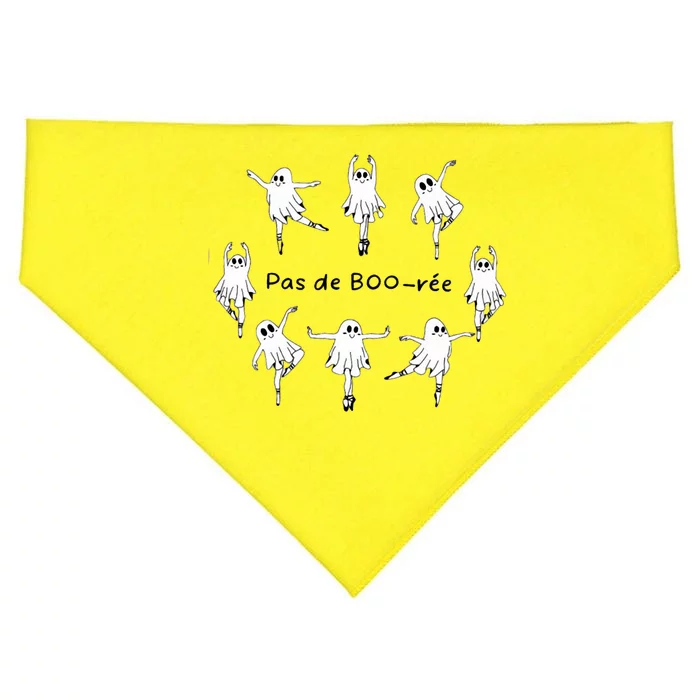 Ghost Pas De BooréE Ballet Dancer Spooky Halloween USA-Made Doggie Bandana