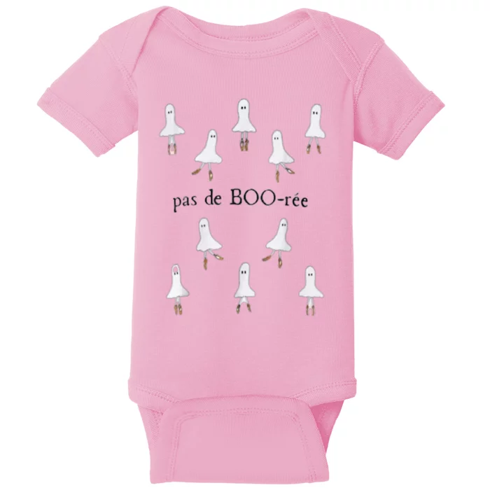 Ghost Pas De BooréE Ballet Dancer Spooky Halloween Baby Bodysuit