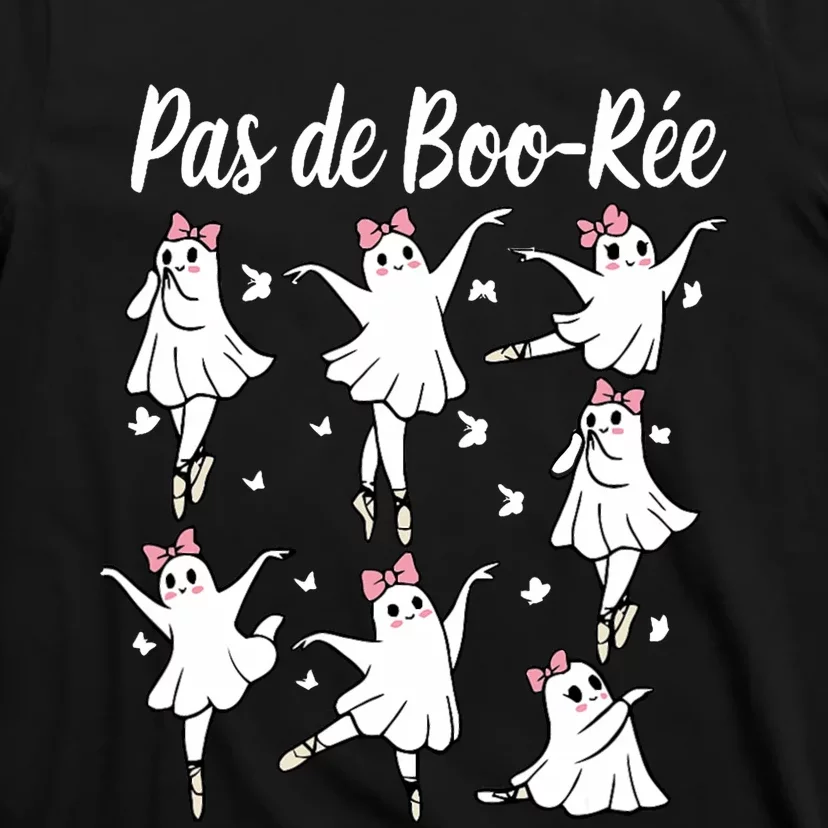 Ghost Pas De Boo RéE Ballet Dancer Spooky Halloween T-Shirt