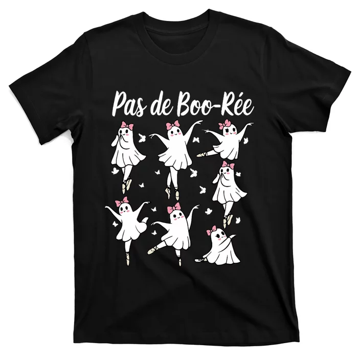 Ghost Pas De Boo RéE Ballet Dancer Spooky Halloween T-Shirt