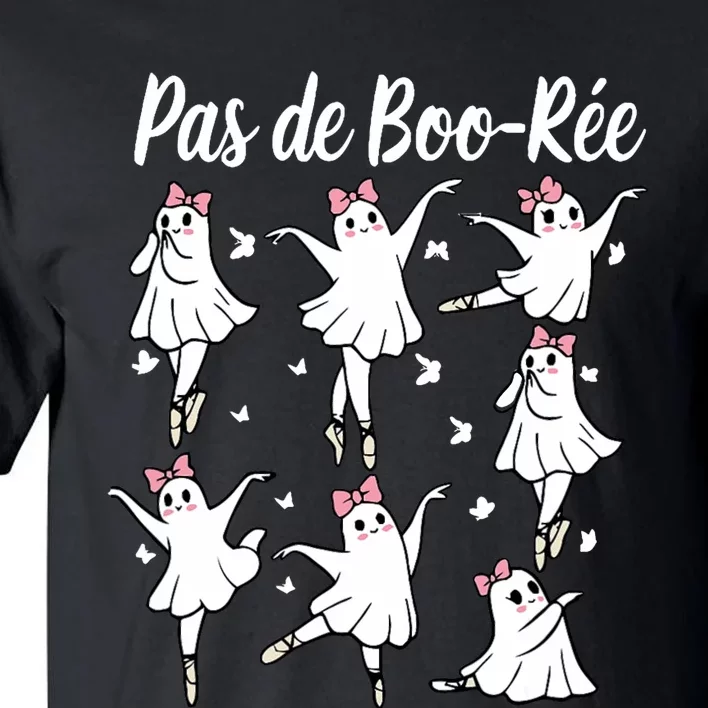 Ghost Pas De Boo RéE Ballet Dancer Spooky Halloween Tall T-Shirt