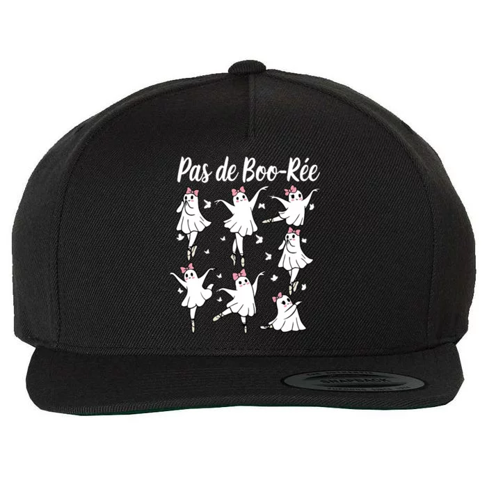 Ghost Pas De Boo RéE Ballet Dancer Spooky Halloween Wool Snapback Cap